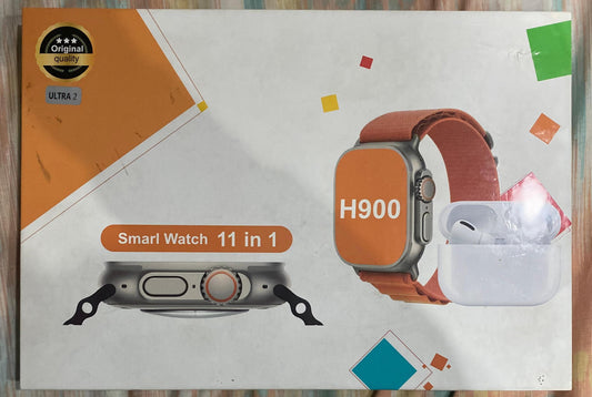 H99 Ultra Max Smart Watch 11-in-1 Combo Set (Ultra 2)